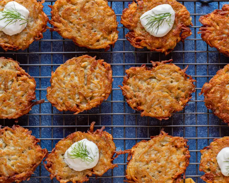 Baked latkes hot sale